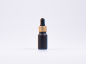 Preview: Schwarzglasflasche 10ml, mit Pipette gold